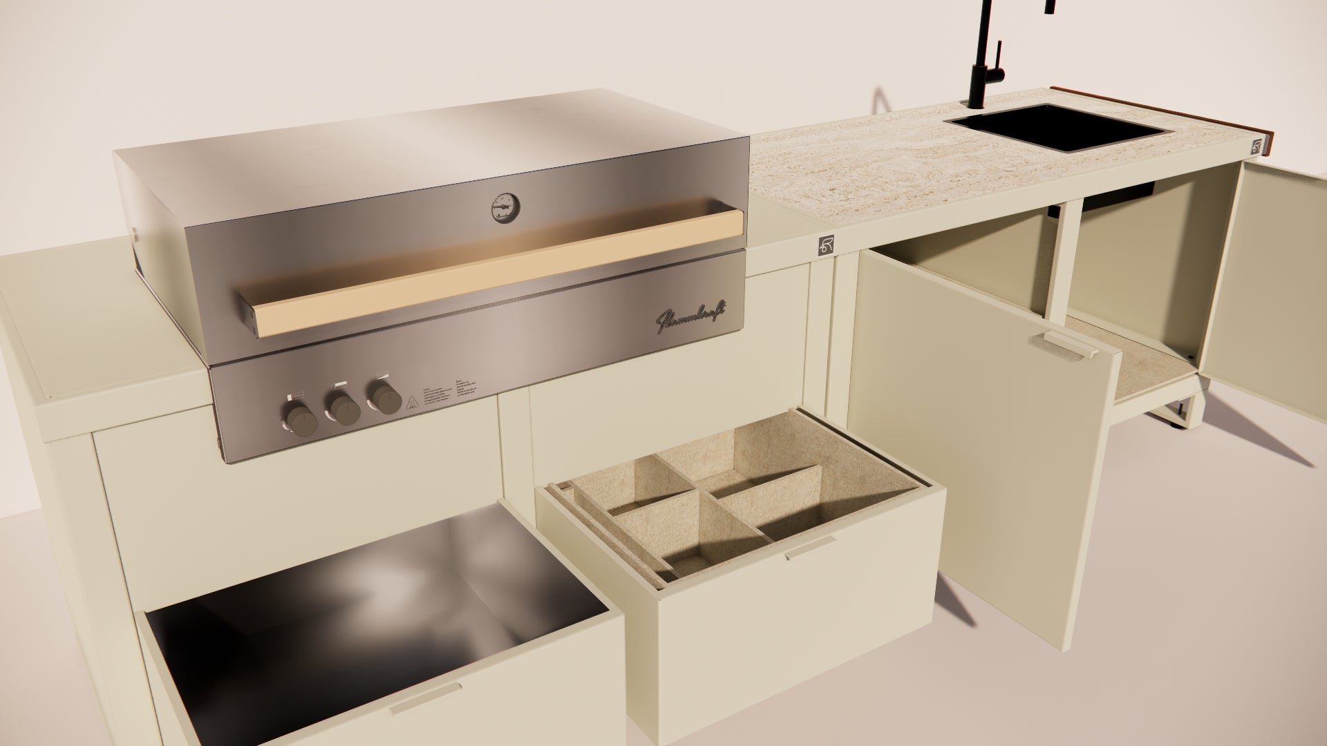 Gasgrill | Aufbau 7