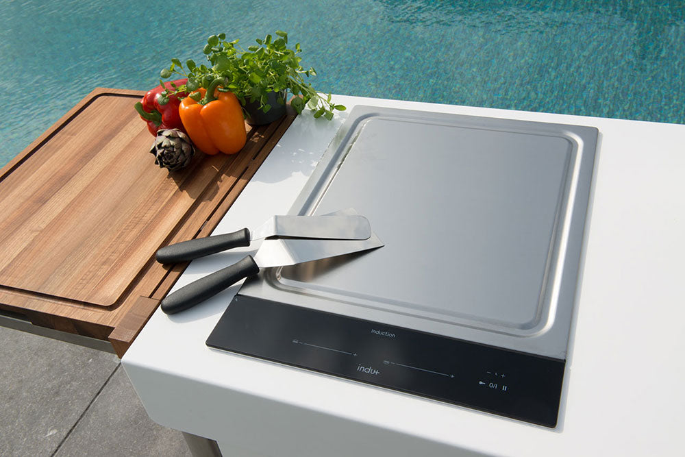 Teppanyaki Induktion Dekton Aufputz