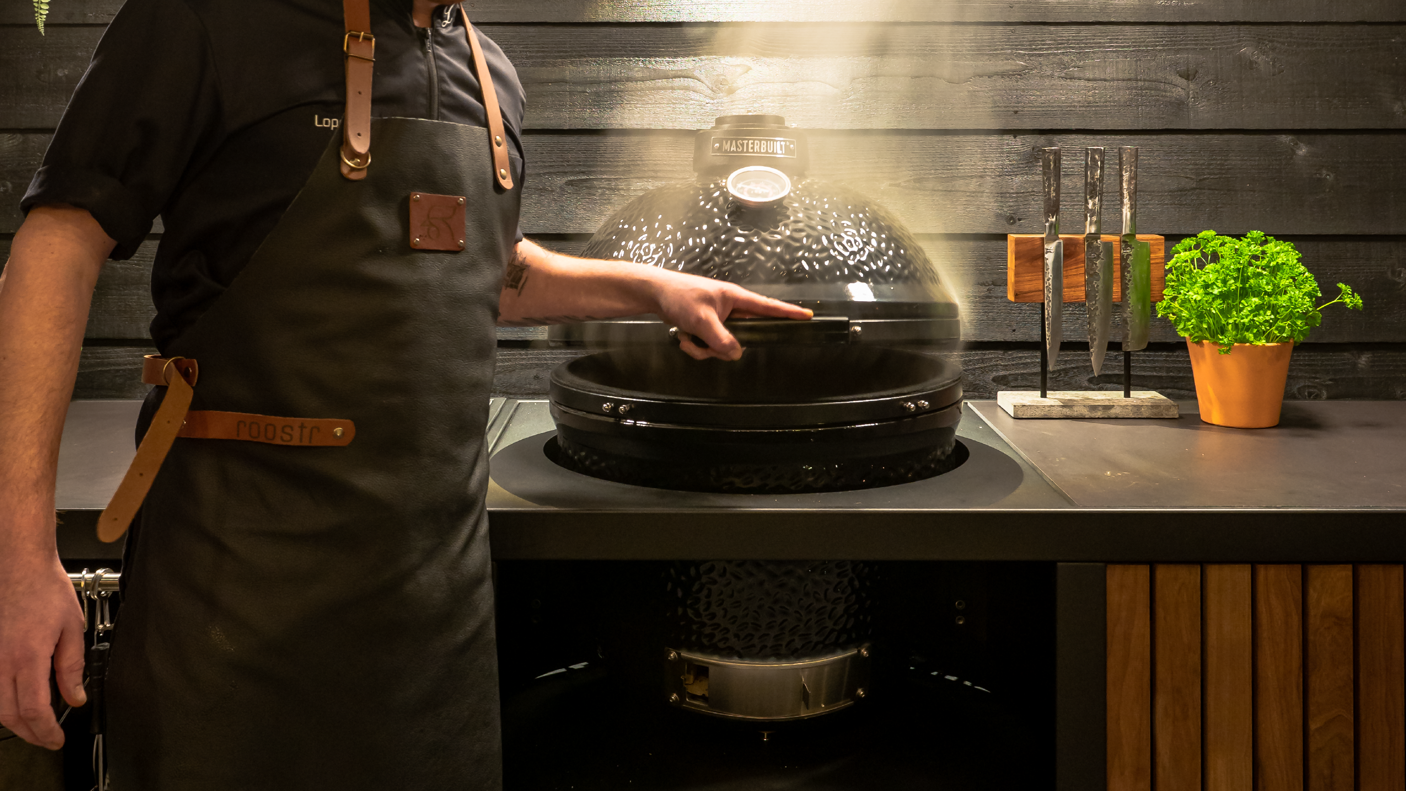 Buitenkeuken met Kamado BBQ 